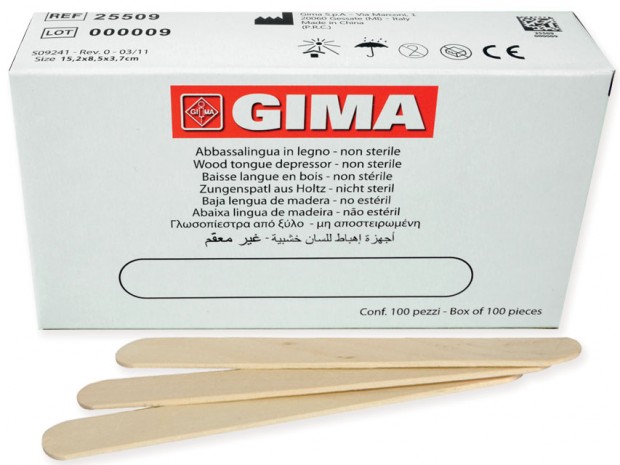 Medical Equipment, Instruments, WOOD TONGUE DEPRESSORS - not sterile