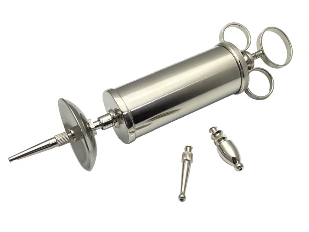 Medical Equipment, Instruments, SCHIMMELBUSCH EAR SYRINGE 100 CC - all metal