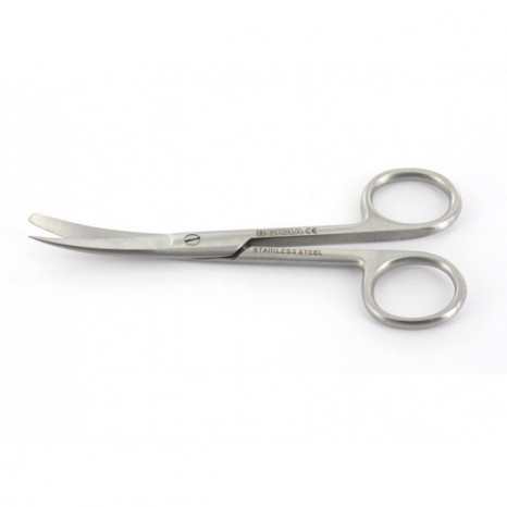 Medical Equipment, Surgical instruments, Curved scissors blund/sharp
